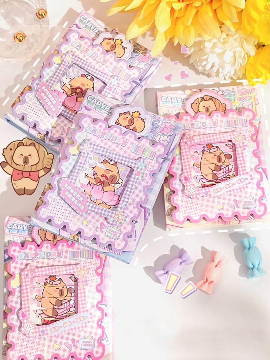 High Quality & Fun Transformable Capybara Covered Transformation Notebook