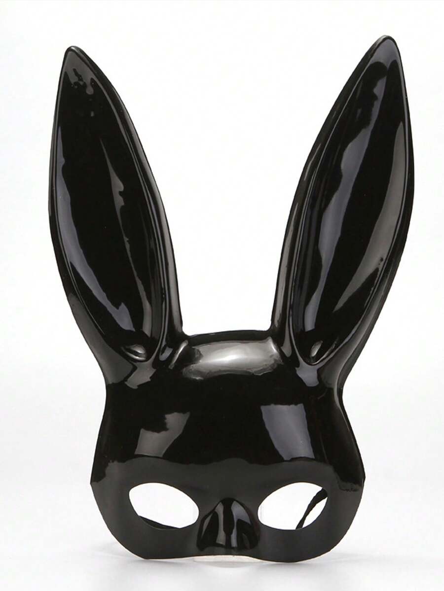 Bunny Girl Mask Christmas Mask Bar KTV Nightclub Halloween Masquerade Bunny Ears Mask - Black - View 1