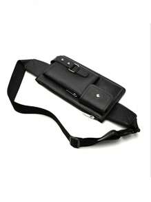 Multifunctional Outdoor Sports Casual Waist Bag, Shoulder/Crossbody Chest Pack With Phone Holder