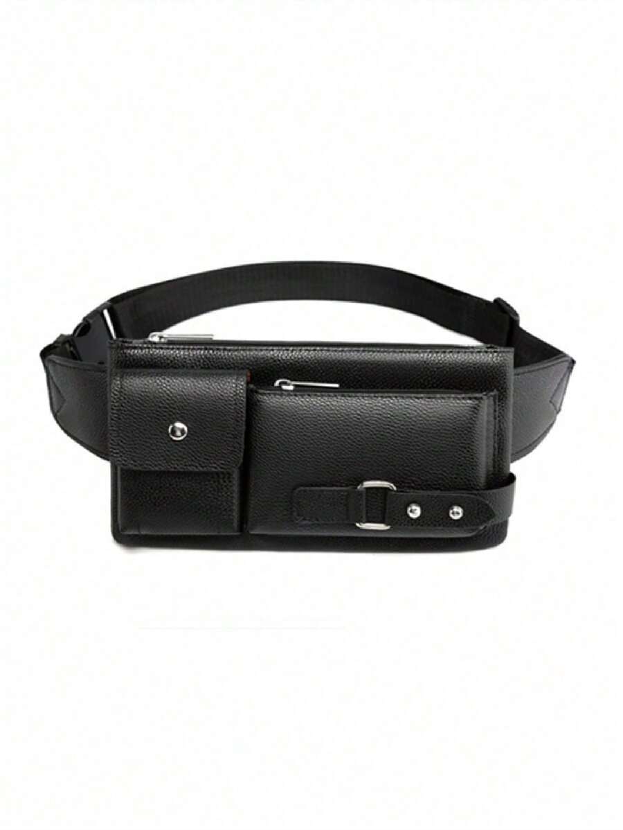 Multifunctional Outdoor Sports Casual Waist Bag, Shoulder/Crossbody Chest Pack With Phone Holder
