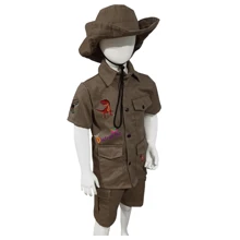Disfraz Explorador Cazador De Dinosaurios Para Niños Y Niñas - Caqui - Ver 3
