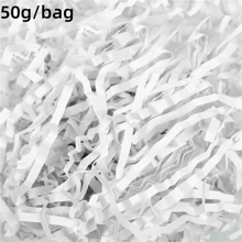 50g/100g/1 gói Nhiều màu sắc Giấy vụn Hộp quà tặng Đám cưới Sinh nhật Trang trí Tiệc cắt nhăn Quà tặng Bao bì Giấy vụn, Giáng sinh - Nhiều màu - Xem 12