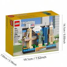 LEGO 纽约明信片 - 40519 - 253 块玩具，男孩和女孩的礼物，积木，开学季，圣诞节礼物冬季礼物感恩节礼物彩色积木 - 1色 - 查看 7