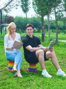 ONEEKA Folding Stools - Multicolor - View 5