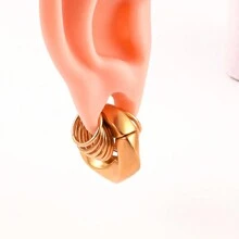 5PCS/10PCS Stainless Steels Septum Nose Ring Segment Tragus Hoop Rings Hypoallergenic Ear Gauges Ear Rings Piercing Strechers Body Piercing Jewelry - Round - View 6