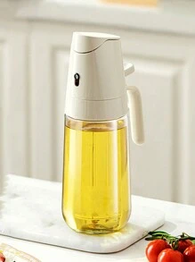 1 pieza Rociador de vidrio antifugas para cocina, de uso múltiple para verter y rociar, recipiente de vidrio para condimentos de aceite y vinagre con asa cómoda, utensilio de cocina - Multicolor - Ver 15