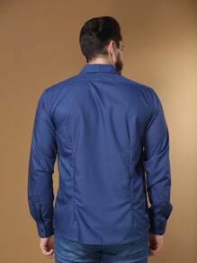 Men Shirts - Xanh đậm - Xem 5
