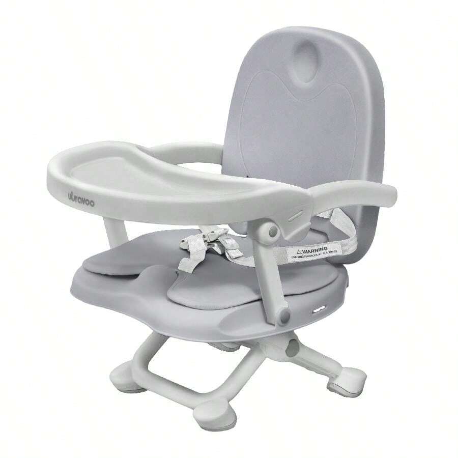 UBRAVOO High Chairs For Babies And Toddlers, Portable Baby Meal Chair,Booster Seat  Comfortable For Dining Table With Folding Booster Seat - Grey - View 1