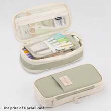 Large Capacity Pencil Bag Pencil Box Student School Supplies Office Supplies Expandable Pencil Case Organizer Pouch Multifunctional Creative Pencil Bag Pencil Box Student Gift Cosmetic Bag Travel Bag Back To School,Pencil Pouch,School Bag