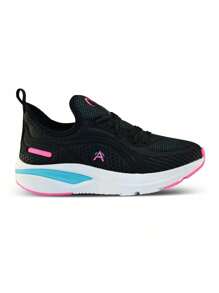 Women's Sports Sneakers Gym Training Slip On Alóre Plus A Pair Of Socks - 黑色 - 查看 4