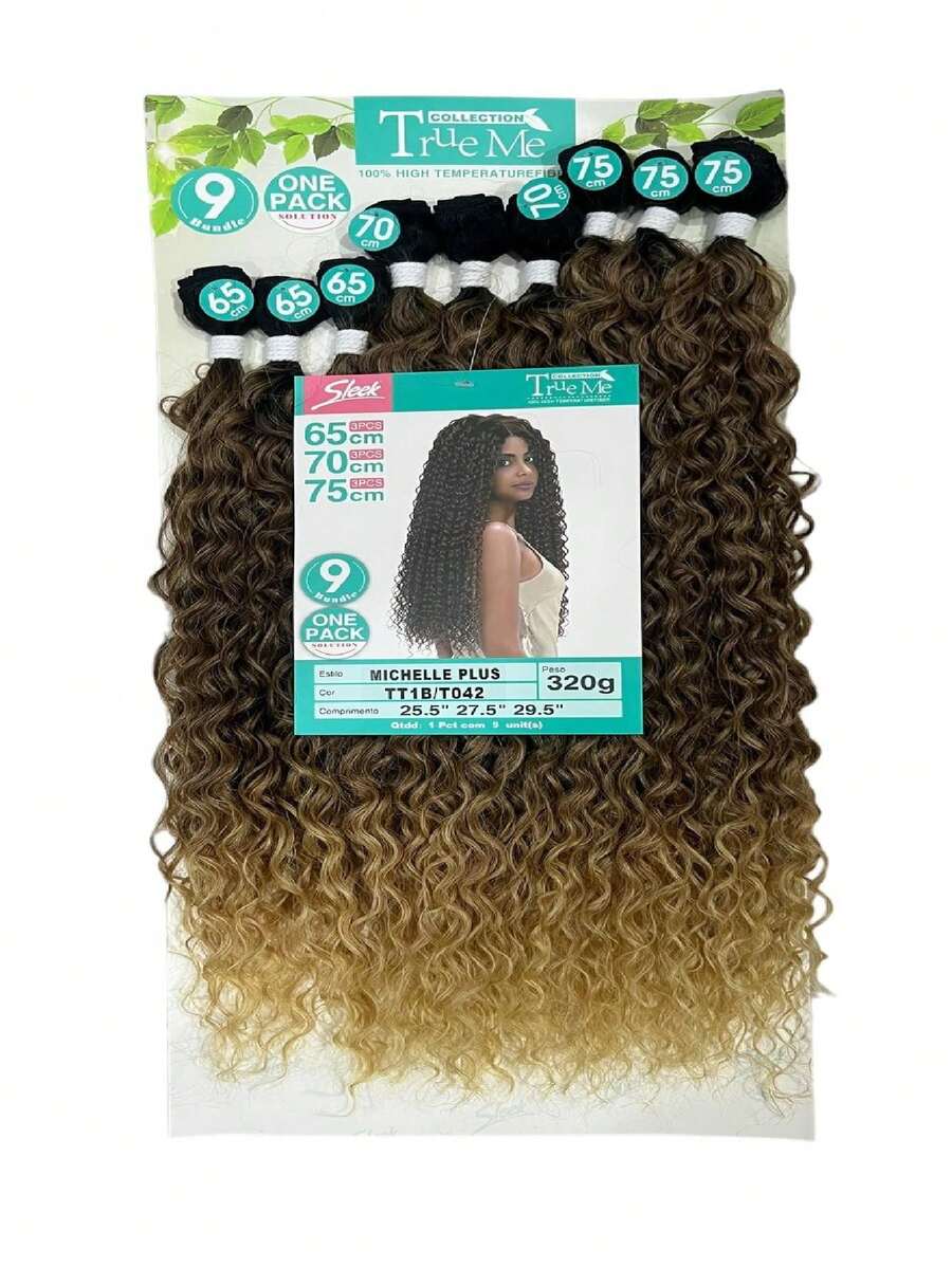 Organic Curly Hair - Michelle Plus True Me - 320g - TT1B/T042 - View 1