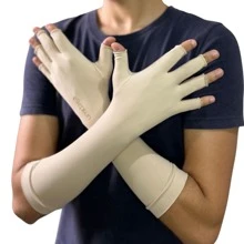 Luva Longa Com Proteção Solar Máxima UV50+ Dermatologico