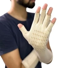 Luva Longa Com Proteção Solar Máxima UV50+ Dermatologico