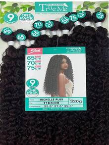 Organic Curly Hair - Michelle Plus True Me - 320g - T1B/530B - 查看 3