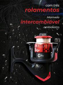 Molinete Super Leve Para Pesca Ultra Light Cores Diversas