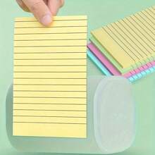 1pc There Are Eight Different Styles Of Sticky Notes For You To Choose From, Including Size S, Size L, And Size S And L Together, With 50, 100, And 200 Sheets. Please Check Carefully When Purchasing To Avoid Buying The Wrong Style. Back To School - one-size - View 7