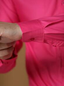 Men Shirts - Hot Pink - View 7