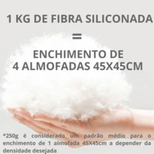 Casa Laura Enxovais Extra Soft Pure Silicone Fiber For Various Types Of Filling - 1 Kg - 白色 - 查看 2