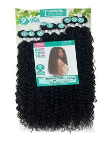 Organic Curly Hair - Michelle Plus True Me - 320g - 1B - 查看 1