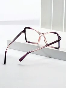 1 Pair Oversized Retro Street Style Fashion Non-Prescription Glasses For Women - Clear - View 5