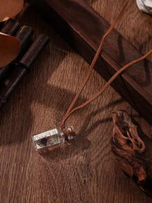 掠夺者地图项链 中土世界纳尼亚海盗地图 瓶中地图项链 适合日常佩戴 - 棕色 - 查看 8