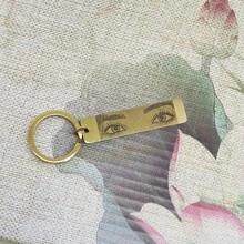1pc Personalized Eye Photo Laser Engraved Keychain, Customized Fashionable Christmas Gift Accessory Stainless, Engraved Fashion ,Vintage,Contracted,Unisex,Old Money,Casual,Punk Custom,Personalized,Unique,Customized Ideal Gifts For Him Her,Family,Pets,Grandparents,Children For Graduation,For Christmas,For Winter,For Fall/Autumn,For Holiday Finds,Winter Fashion,Christmas Gift,Christmas Decorations,Personalized Christmas Ornaments,Personalized Gifts For Women/Men,Personalized/Customized Keychain,Christmas Accessories - Gold - View 13