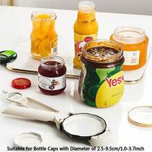 1 件三合一多功能可调节开罐器、伸缩开瓶器、手动开瓶器、适用于啤酒/罐头/饮料/鸡尾酒的实用厨房小工具、适用于聚会、派对、生日的便捷储物盒 - 彩色 - 查看 10