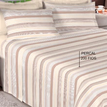 Single Bed Sheet Set 2 Pieces 100% Cotton 200 Thread Printed - Tyler - Xem 2