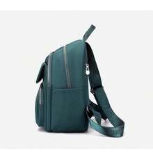 Inspired Backpack 5 Large Zippers Various Colors - Màu xanh Cadet - Xem 5