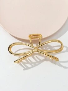 1个蝴蝶结造型发爪，休闲情人节发夹，发卡，夹子，发夹，发饰，发夹，发卡，发饰夹，发夹，发饰抓夹，学生用品，大学秋冬季女士发饰，度假装扮，女士情人节礼物