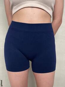 Short corto de licra para niña - Azul - Ver 1