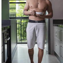 Rafa Parize Kit 9 Microfiber Boxer Briefs Seamless Boxer Briefs Microfiber RP Male Adult Immediate Shipping - 藍色 - 查看 8