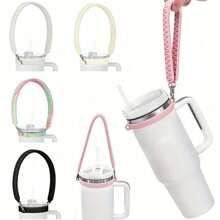 Manico Per Bottiglia D'acqua Da 1 Pezzo Con Cinturino In Silicone Antiscivolo Adatto Per Bottiglia Da 8-40 Once, Accessori Per Bottiglia Portatile Per Passeggiate, Escursionismo, Viaggi