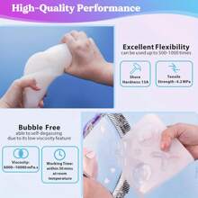 硅胶模具制作套件 - 半透明硅橡胶液体模具制作硅胶 - 混合比 1:1 - 非常适合树脂模具、硅胶模具