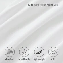 Fitted Sheet Deep - White Bottom Sheet With 40cm Extra Deep Sided Pocket - White - View 7