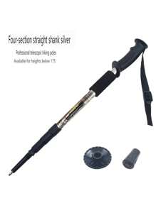 1pc Outdoor Hiking Poles Ultra-Light Retractable Folding Climbing Pole , Suitable For Outdoor Sports