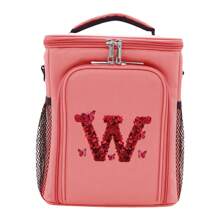 Caixa térmica para alimentos, lancheira térmica, bolsas térmicas, bolsa térmica à prova d'água, leve e portátil, organizador de escritório escolar, grande capacidade, bolsas de armazenamento Bento de duas camadas, moda, série Red Rose, lancheira feminina, bolsa para mulheres, material escolar, acessórios, bolsa para escola, acessórios escolares, material escolar