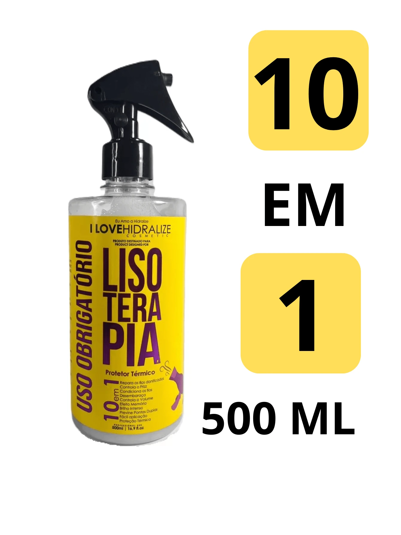 Thermal Protective Defrizzer 10 In 1 Lysotherapy Mandatory Use 500 ML - Thermal Protective Defrizzer 10 In 1 Lysotherapy Mandatory Use 500 ML - View 1