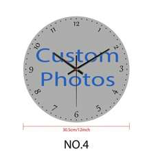 1 pieza Reloj de pared personalizado, personaliza tu foto en el reloj, regalo para tu familia, amigos, mascotas, amantes. Ornamental, exquisito, elegante, de alta calidad, moderno, colorido, diseño sencillo. Regalos personalizados únicos e ideales para él, ella, novio, novia, papá, mamá, familia, amigos para aniversarios, San Valentín, Día de la Madre, Día del Niño, cumpleaños, Día del Padre, graduación, bodas, inauguración de la casa, para el hogar, oficina, sala de estar, dormitorio, comedor, sala de té
