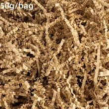 50g/100g/1 gói Nhiều màu sắc Giấy vụn Hộp quà tặng Đám cưới Sinh nhật Trang trí Tiệc cắt nhăn Quà tặng Bao bì Giấy vụn, Giáng sinh - Nhiều màu - Xem 13