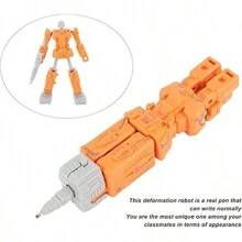 Transformable Robotic Pen, Robot Pen Cool Appearance High Playability For School For Students - Multicolor - View 1