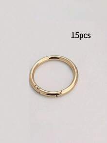 3 件装多用途金属登山扣 O 形环 - 安全弹簧扣，适用于钥匙链、包包和 DIY 珠宝 - 彩色 - 查看 16