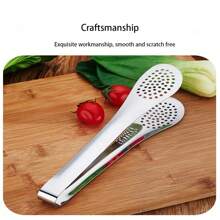 1/5 Stück dicke Edelstahl Lebensmittel Clips, BBQ Zange, Backformen Brot Steak Kuchen Clips, Gebratene & Gekochte Lebensmittel Clips