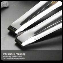 1/5 Stück dicke Edelstahl Lebensmittel Clips, BBQ Zange, Backformen Brot Steak Kuchen Clips, Gebratene & Gekochte Lebensmittel Clips