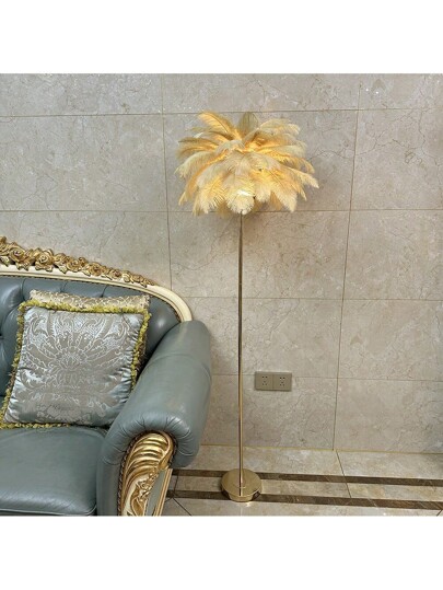 Rechargeable Feather Lamp Home Light, Living Room St ing Lamp, Romantic Wedding Aisle European Data Cable Set view 7