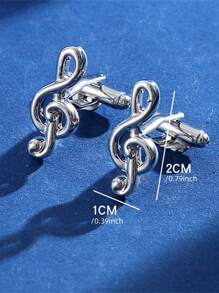 1 Pair Fashion Punk Cufflinks,Includes Football, Bicycle, Bullet, AK47, Ship Rudder, Antique Car, Playing Card, Golden Glass, Crown Designs, Suitable For Men's Formal Wear - Cufflinks - View 9