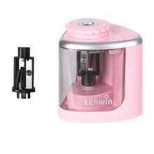 1pc Electric Pencil Sharpener - Automatic Desktop Stationery With Fast And Quiet Operation - Compact Design For Office And Home Use - Multicolor - View 14