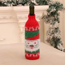 1 Bộ Áo Len Giáng Sinh, Vỏ Chai Rượu Vang, Ông Già Noel, Quần Áo Chai Rượu Người Tuyết Giáng Sinh, Váy Chai Rượu, Thiết Kế Áo Khoác, Túi Đựng Chai Rượu, Dùng Để Trang Trí Tiệc Giáng Sinh, Vỏ Chai Rượu Giáng Sinh, Áo Len Dệt Kim, Váy Chai Rượu, Giáng Sinh Vỏ chai rượu vang hình người tuyết, Đồ trang trí Giáng sinh, Áo len Giáng sinh, Trang trí tiệc, Trang trí bàn ăn - Nhiều màu - Xem 7