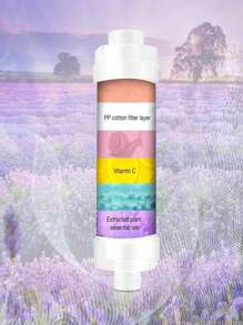 2 piezas Filtro de ducha para el hogar, inodoro, calentador de agua, lavadora, mini prefiltro, elimina el cloro, hidrata la piel, anti-caída del cabello, adecuado para baño, grifo, con aromas a lavanda, leche, jazmín, regalos ideales para el Día de la Madre, Día del Padre, Eid Al-Fitr