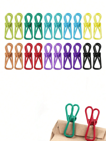 20 pezzi Clip di tenuta colore casuale